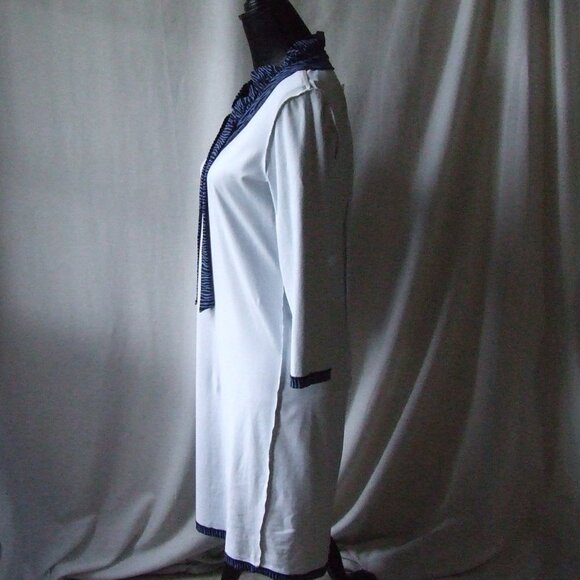 J McLaughlin dress Jaclyn black blue bow tie detail fairy feminine ruffle new - Picture 9 of 16